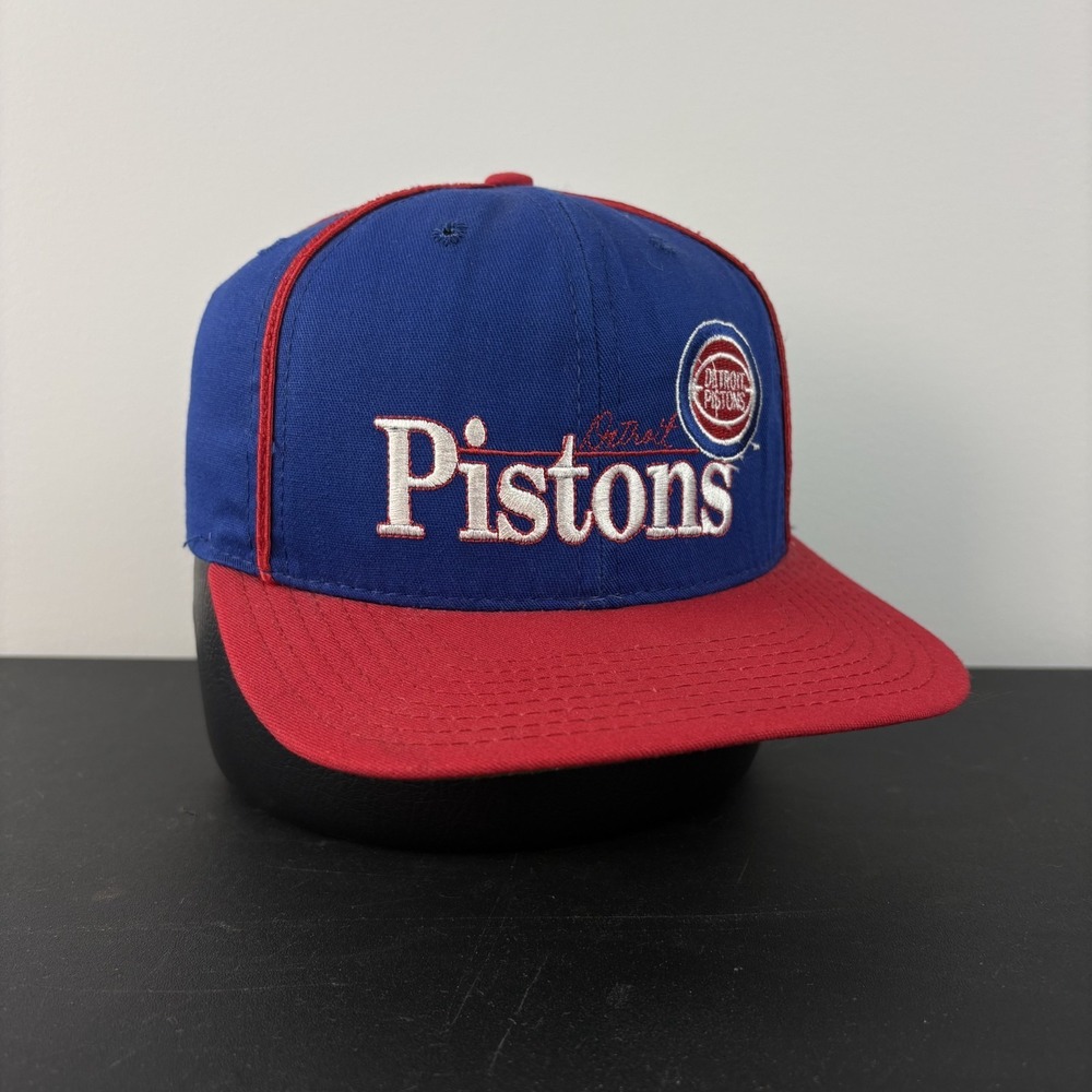 Vintage 90's Detroit Pistons The Game Hat Limited Edition Snapback Adjustable